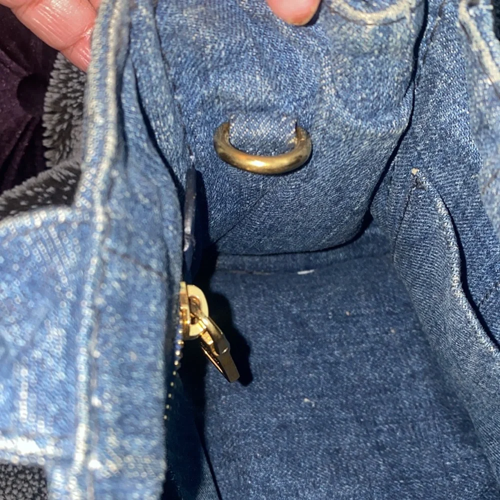 Prada Blue Denim Satchel - Picture 7 of 14